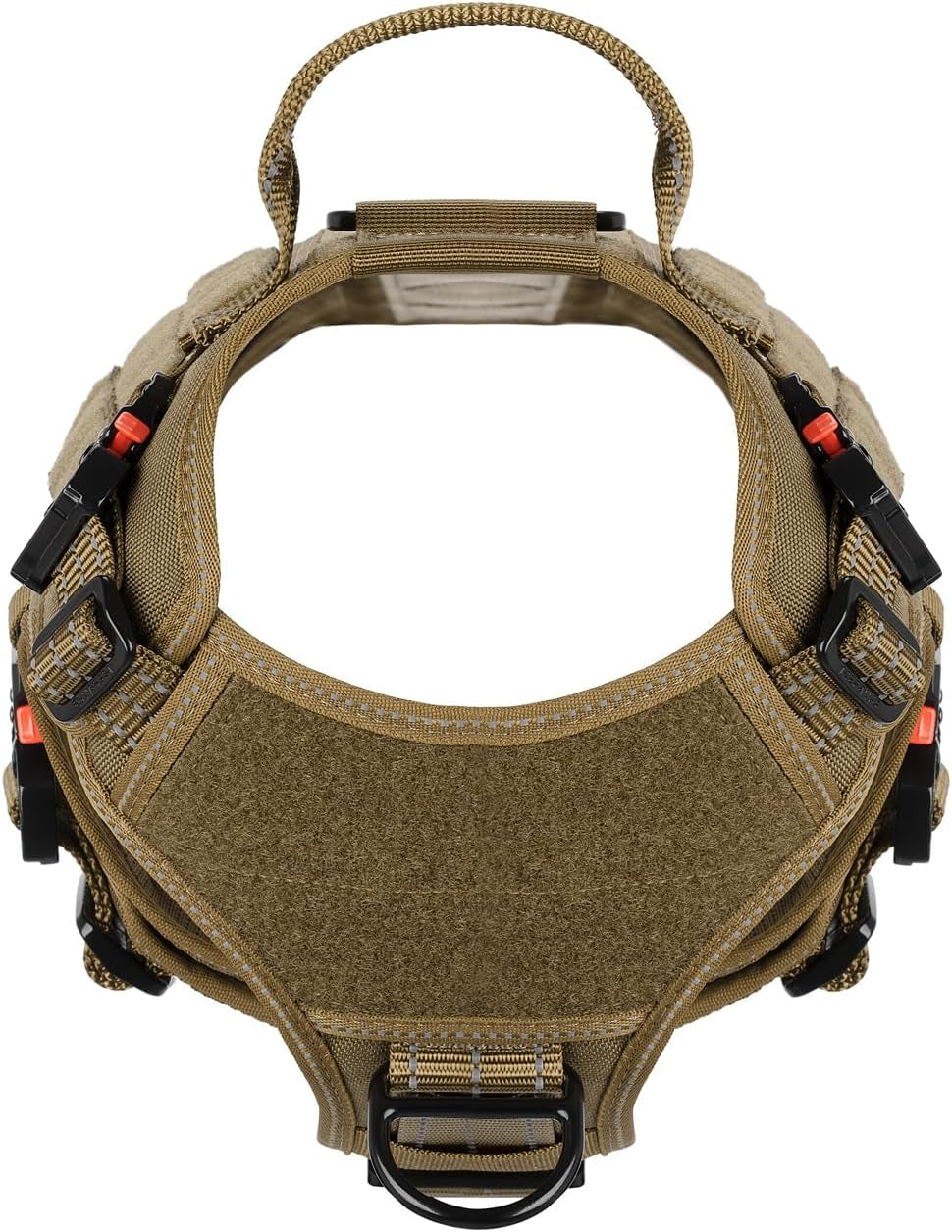 Tactical Dog Harness for Medium Dogs,Full Metal Buckles Dog Vest