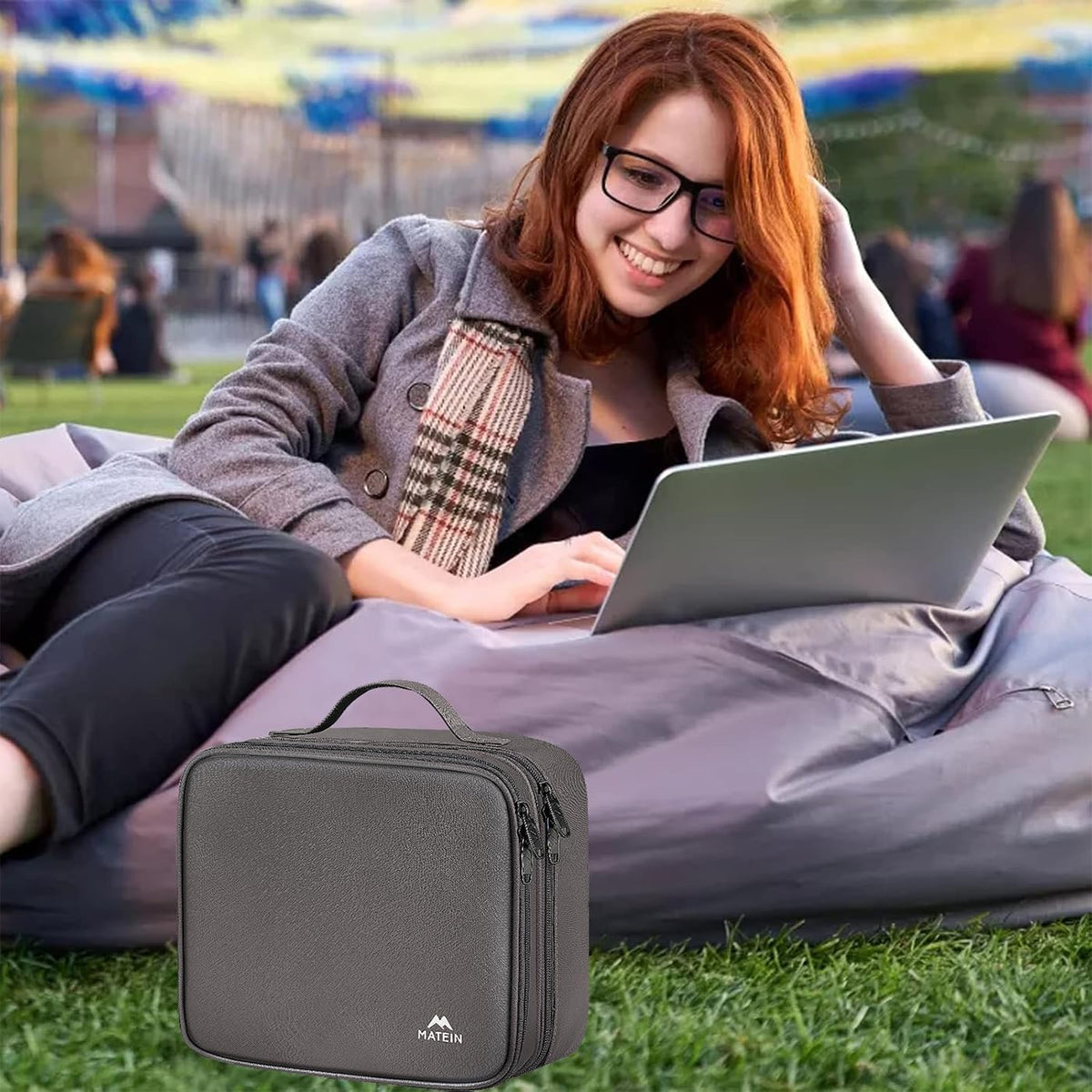Cord Organizer Bag with Adjustable Divider, DJ Electronic Storage