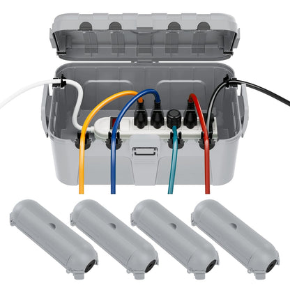 [5 Piece]  Outdoor Electrical Box Set（1 X Extra Large + 4 X Small）