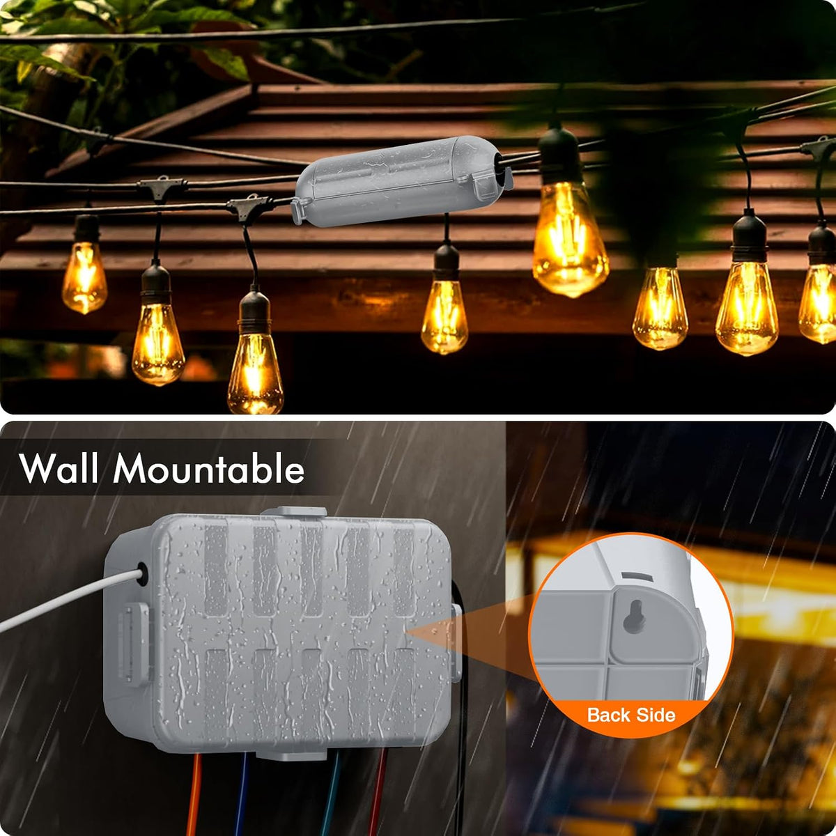 [5 Piece]  Outdoor Electrical Box Set（1 X Extra Large + 4 X Small）