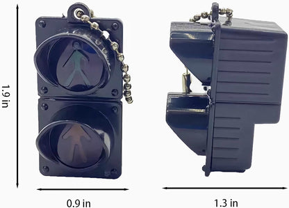 Novelty Car Keychain for Bag, Funny Unique Cool Stoplight Key Chain Accessories for Men Women, Purse Charms for Handbags, Fun Small Gifts for Men Ideas
