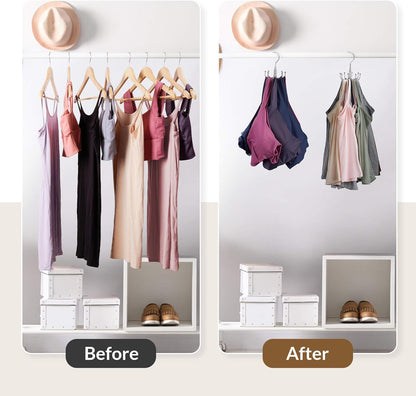 Tank Top Hanger, Rotating Bra Organizer for Closet, Holds 24 Bras
