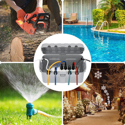 [5 Piece]  Outdoor Electrical Box Set（1 X Extra Large + 4 X Small）