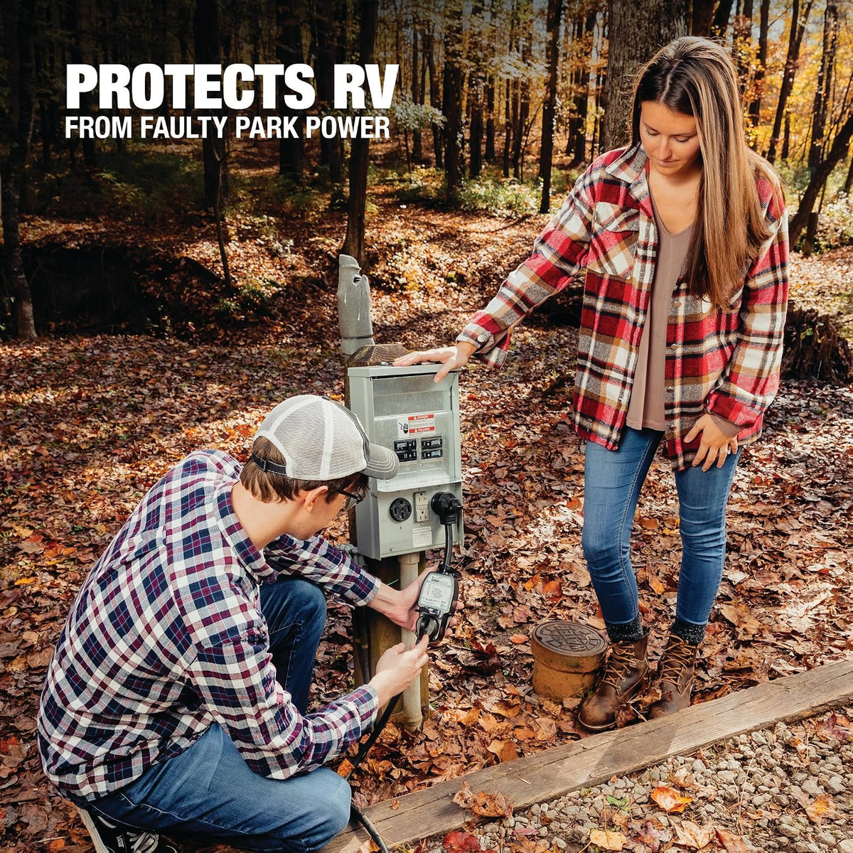 Surge Guard™ 30 Amp Portable RV Surge Protector with Enhanced Diagnostics, 2100 Joules, 44280