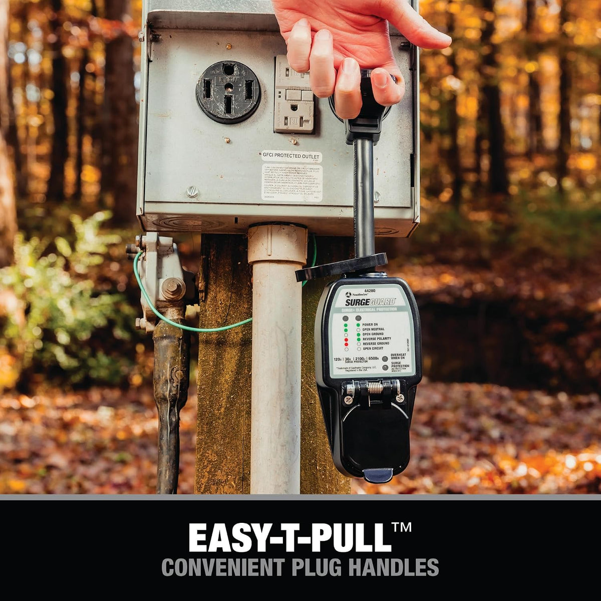 Surge Guard™ 30 Amp Portable RV Surge Protector with Enhanced Diagnostics, 2100 Joules, 44280