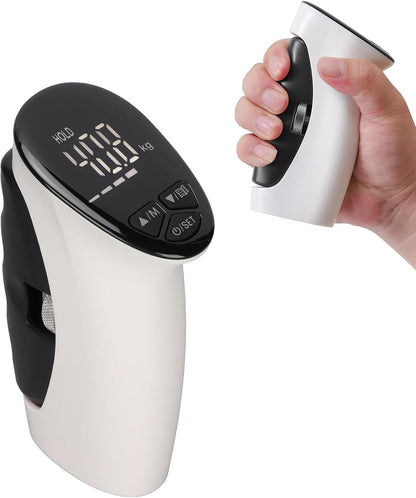 Digital Hand Grip Strength Tester – 198 lb Electronic Dynamometer with Adjustable Handle & Backlit Display