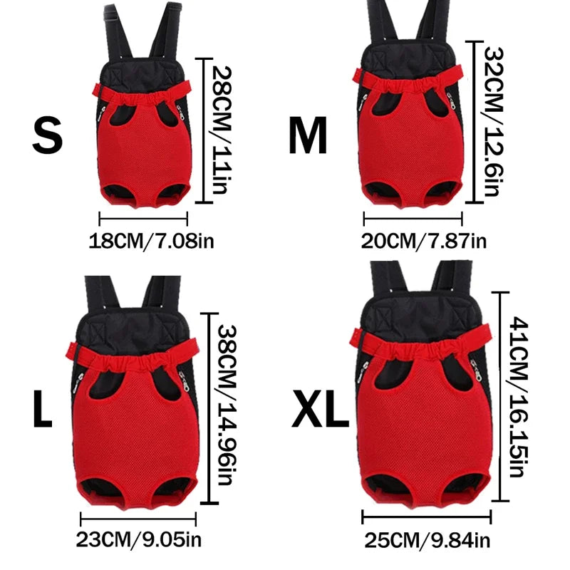 Adjustable Cat Carrier Bag Pet Double Shoulder Backpack Portable Bag Outdoor Travel Camping Hiking Cat Bag Dog Bag