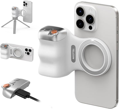 Fun Shot Zoom Magnetic Phone Camera Grip for Iphone/Magsafe/Android