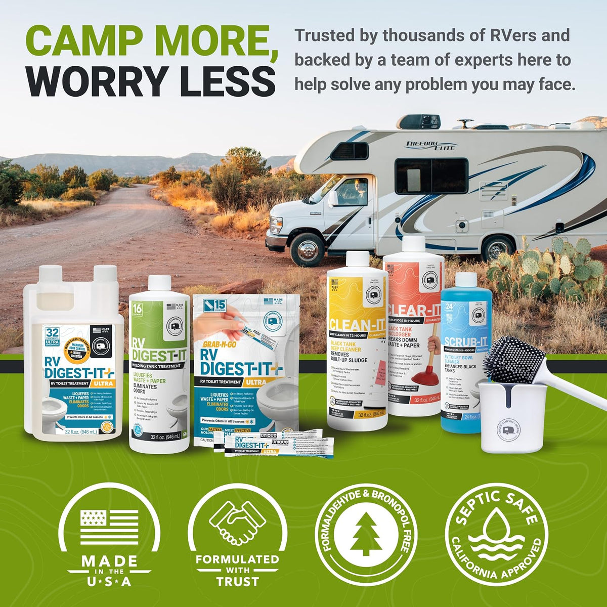 RV Digest-It Drop-In Pods RV Tank Treatment, 20 Count