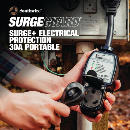 Surge Guard™ 30 Amp Portable RV Surge Protector with Enhanced Diagnostics, 2100 Joules, 44280