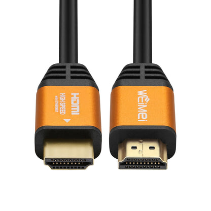 6 Feet 4K HDMI Cable 2.0 HDMI Cord 6Ft Support 4K@60Hz UHD 2160P Ethernet 3D ARC with Gold-Plated Connector and Bare Copper Conductor(From 6Ft to 125 Ft for Choices)