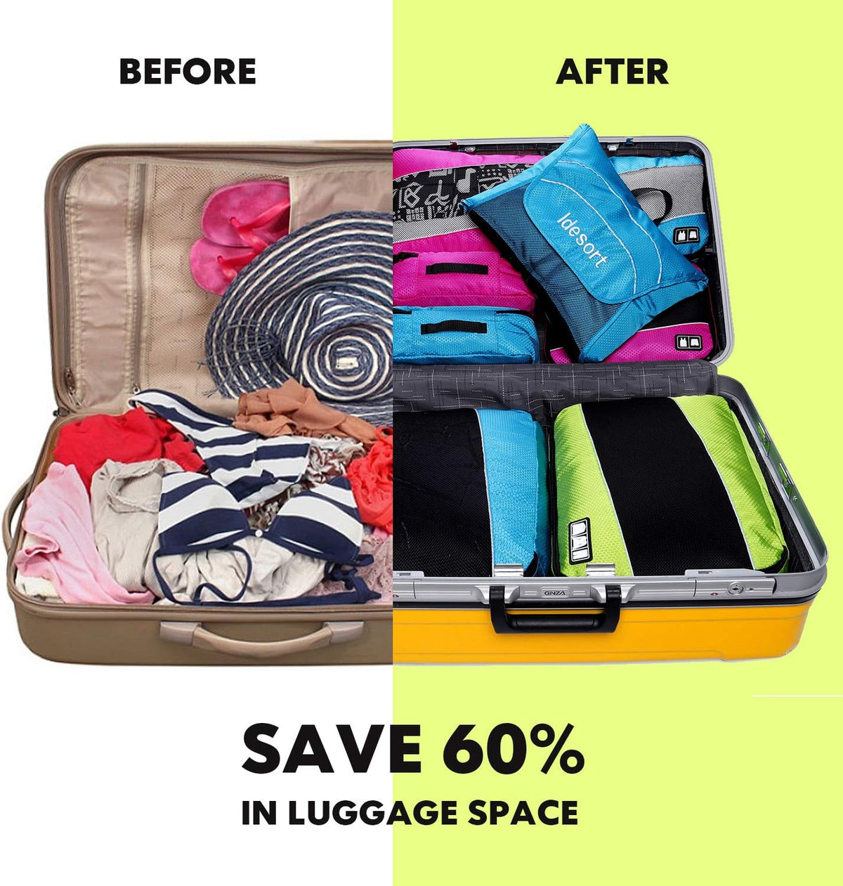 Packing Cubes Large Luggage Organizers Bags for Travel Organizing Clothes