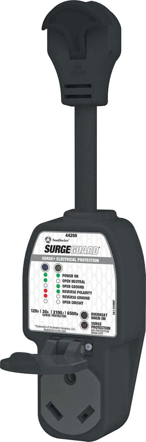 Surge Guard™ 30 Amp Portable RV Surge Protector with Enhanced Diagnostics, 2100 Joules, 44280