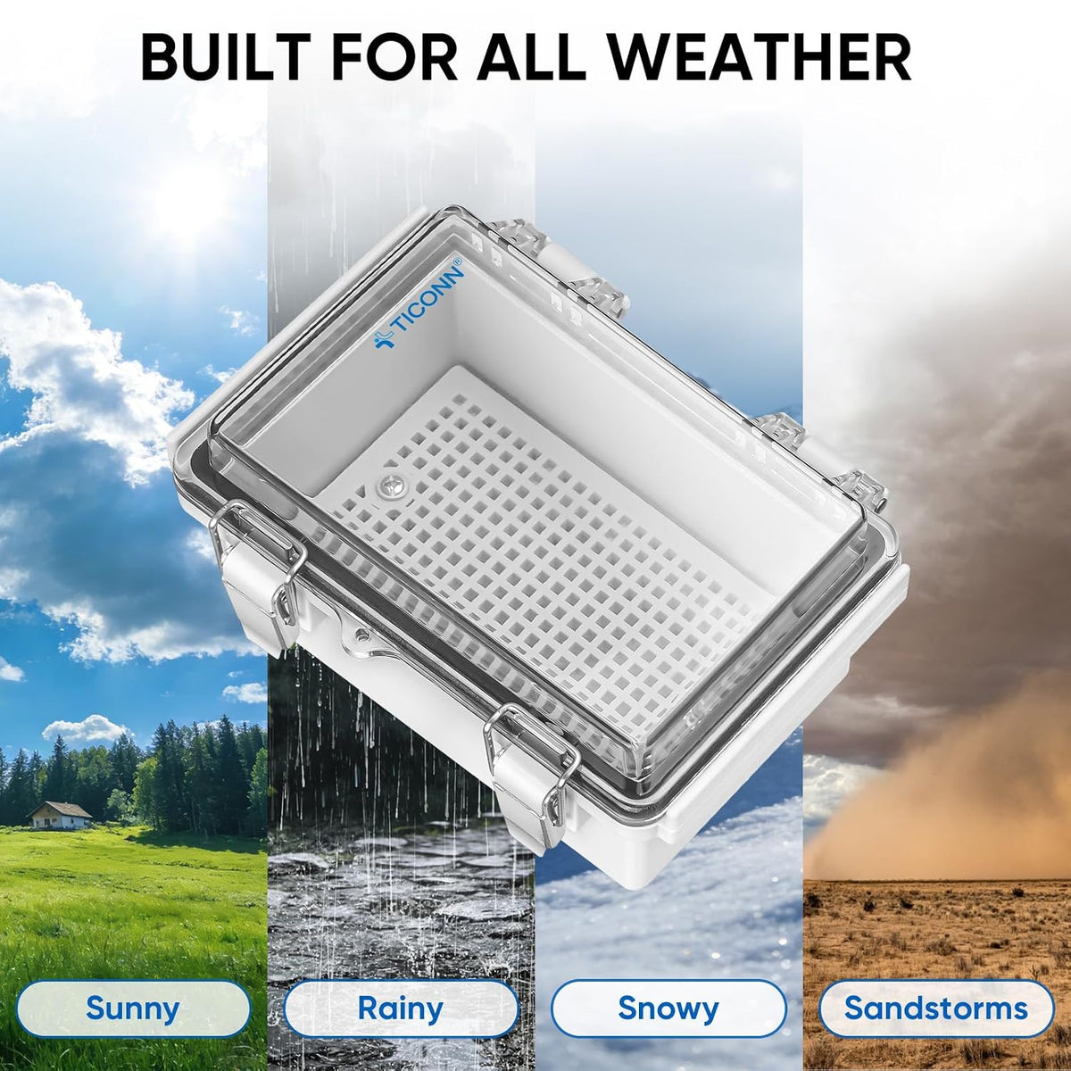 Outdoor Electrical Box Waterproof, ABS IP67 Junction Box Enclosure