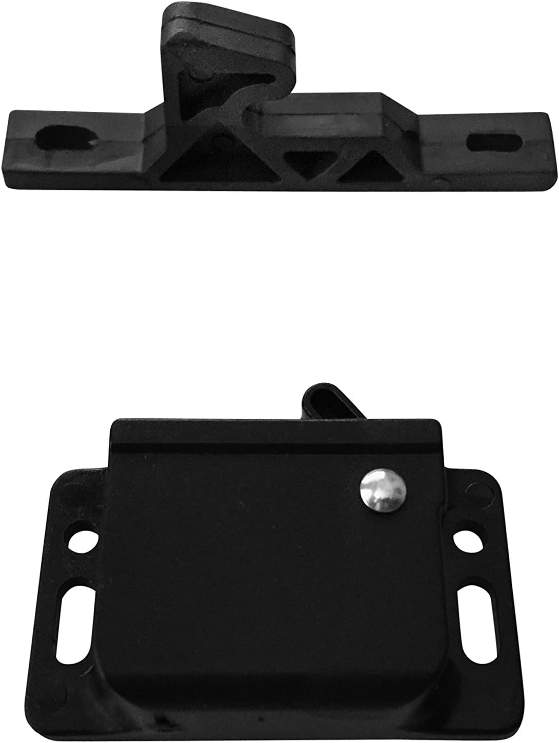 10 Pack RV Cabinet Door Latch - Easy to Install OEM RV Drawer Latches and Catches - Push Latch and Catch for Cabinets in Trailers and Motorhomes