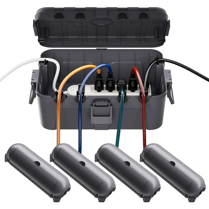 [5 Piece]  Outdoor Electrical Box Set（1 X Extra Large + 4 X Small）